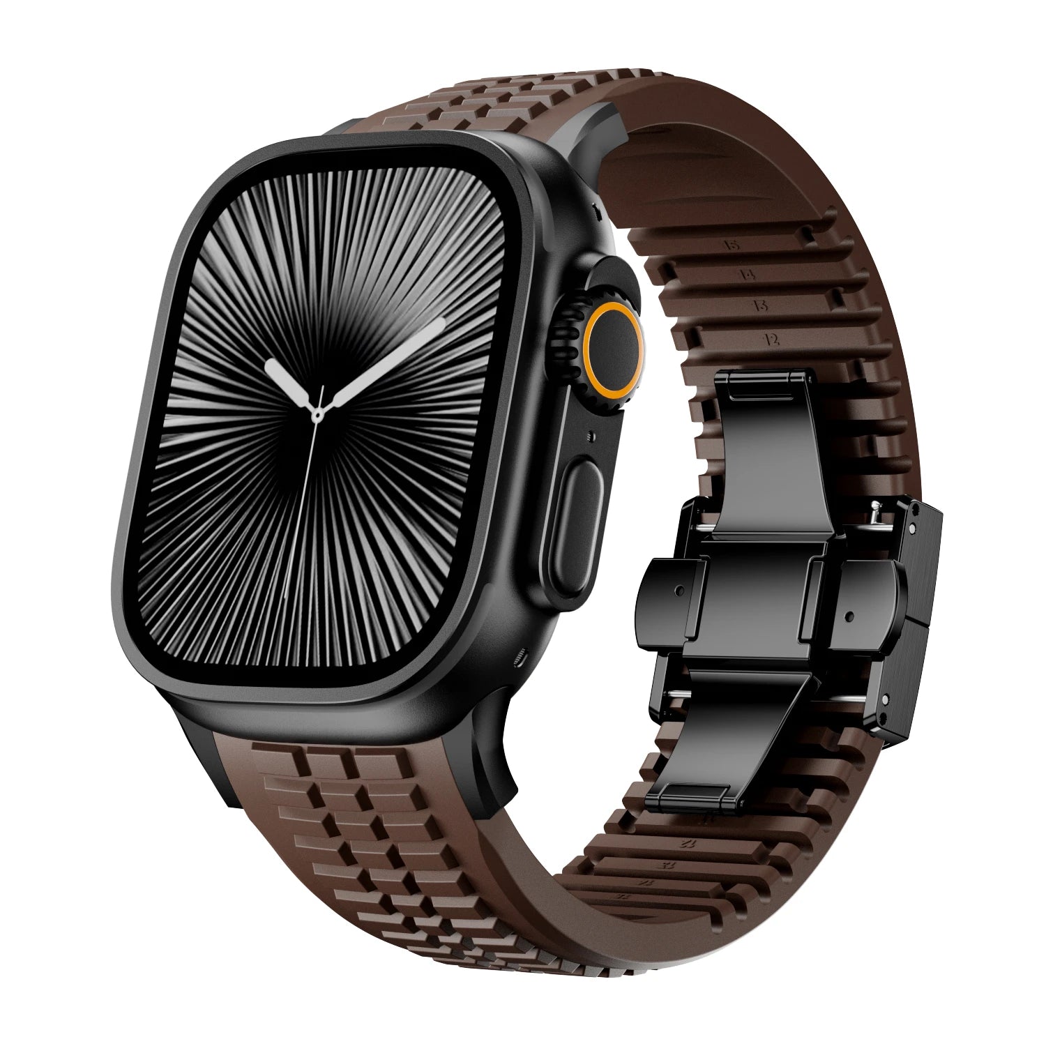 Silicone Sports Strap for Apple Watch Ultra 2/1 49mm Series 10 9 8 7 46mm 45mm 44mm Rubber Band for IWatch 6 5 4 3 42mm Bracelet